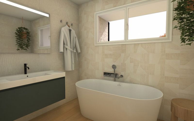 Reforma de baño con bañera