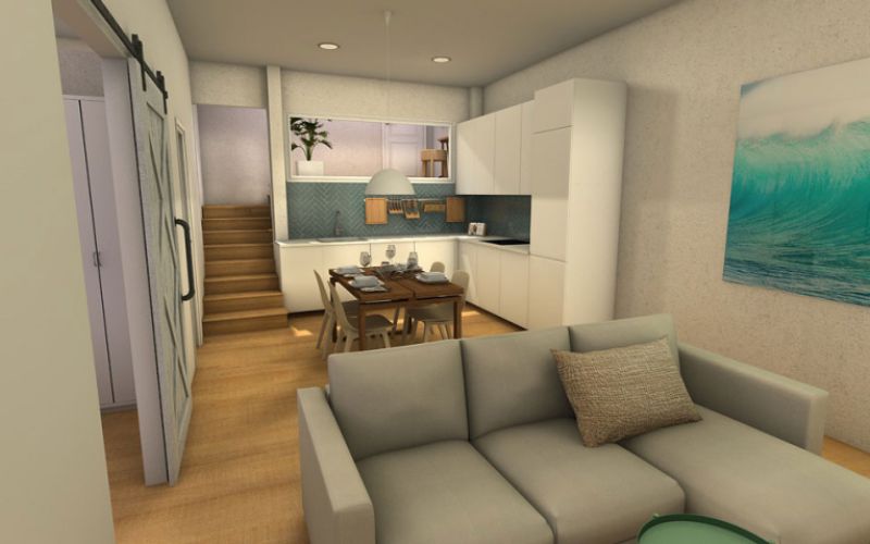 Reforma de cocina americana y salón