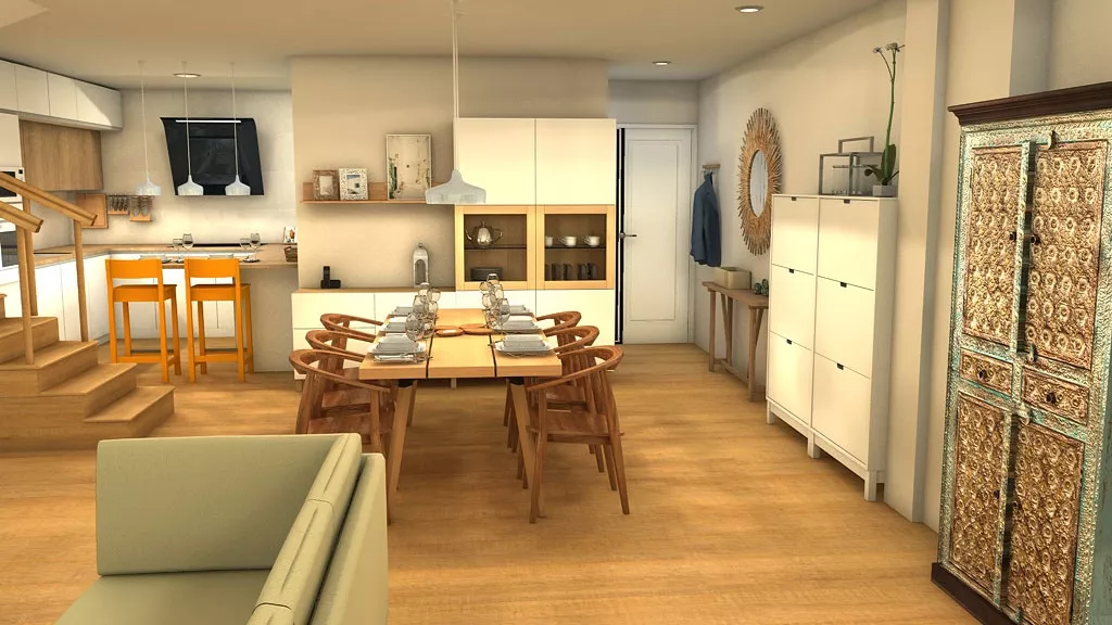 Diseño de interiores personalizado en La Laguna realizado por Javier Ventura, arquitecto técnico especializado en optimización de espacios.